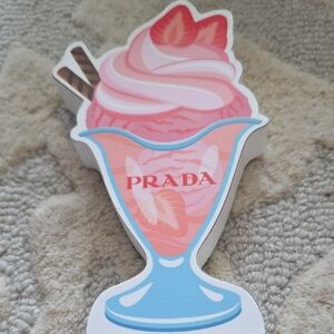 Prada Pink and Blue Ice Cream Decor